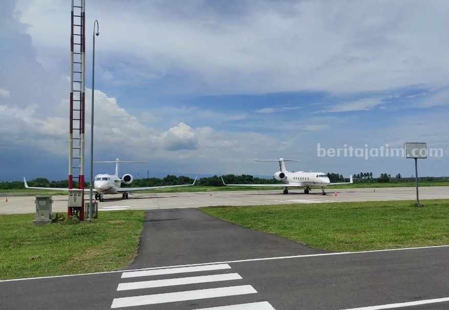 6 Pesawat Jet Asal China Mendarat di Bandara Banyuwangi