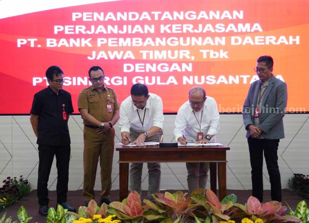 Bank Jatim Gandeng PT Sinergi Gula Nusantara Dalam Penyaluran KUR