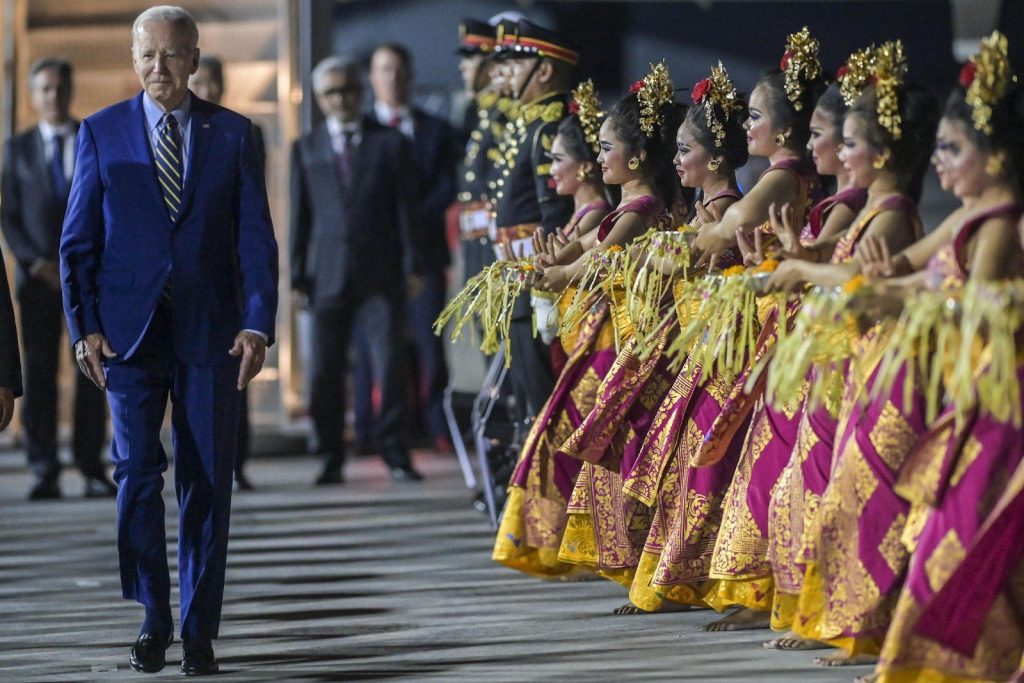 Presiden Amerika Joe Biden Tiba di Denpasar Bali