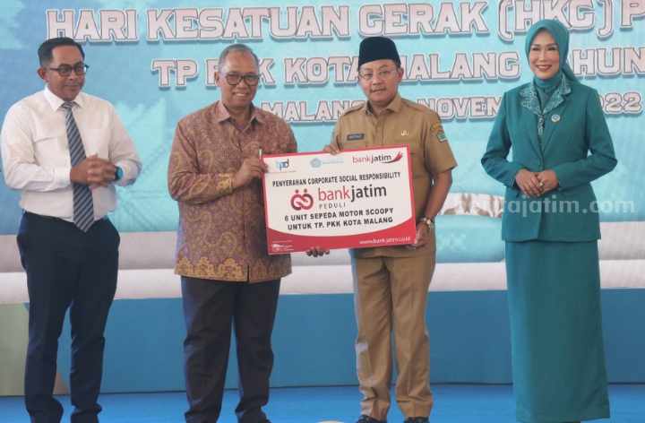 PPK Kota Malang Mendapatkan 6 Unit Motor Dari Bank Jatim