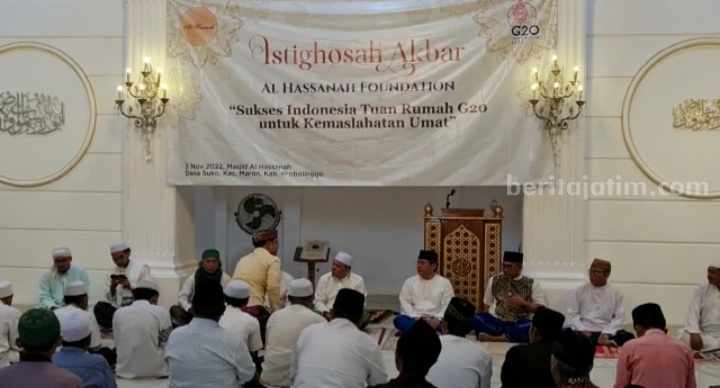 Indonesia Tuan Rumah G20, Ulama dan Habaib di Probolinggo Gelar Doa dan Istighosah Bersama