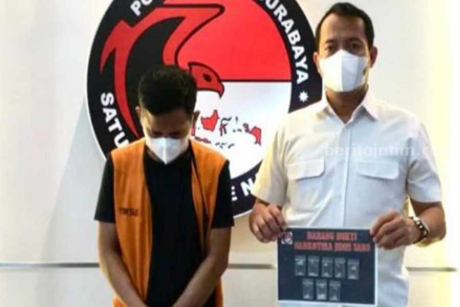 Bandar Sabu Surabaya Kaget Diborgol, Ternyata Konsumennya Polisi