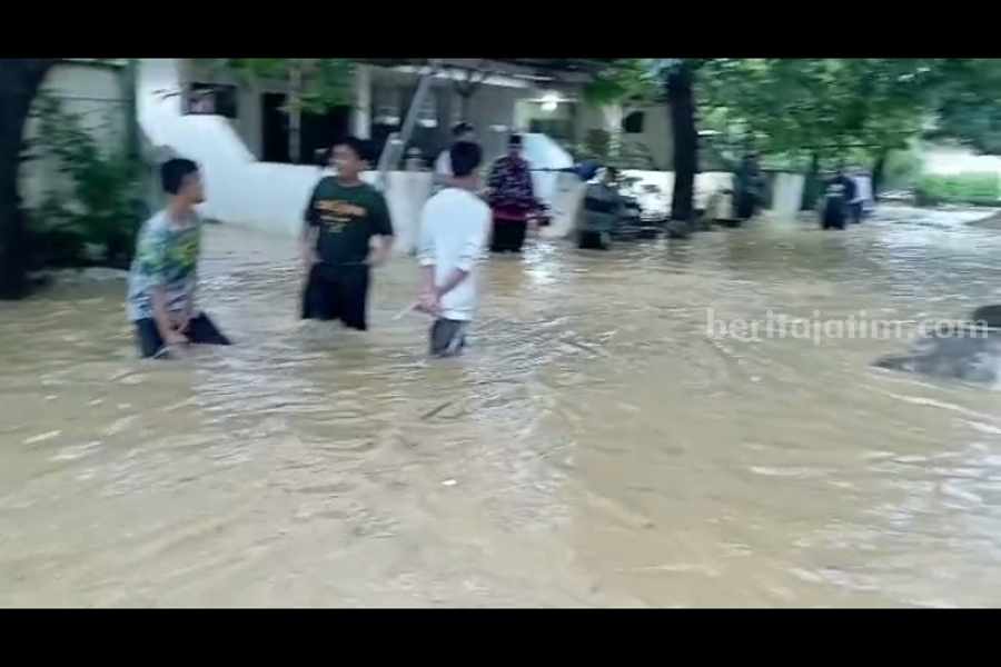 Pondok Pesantren Al Amien dan Puskesmas Prenduan Sumenep Kebanjiran