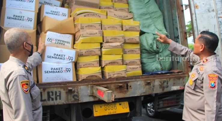 Bantu Korban Gempa Cianjur, Polrestabes Surabaya Kirim Bantuan Logistik