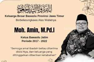 Mantan Ketua Bawaslu Jatim Moh Amin Meninggal Dunia