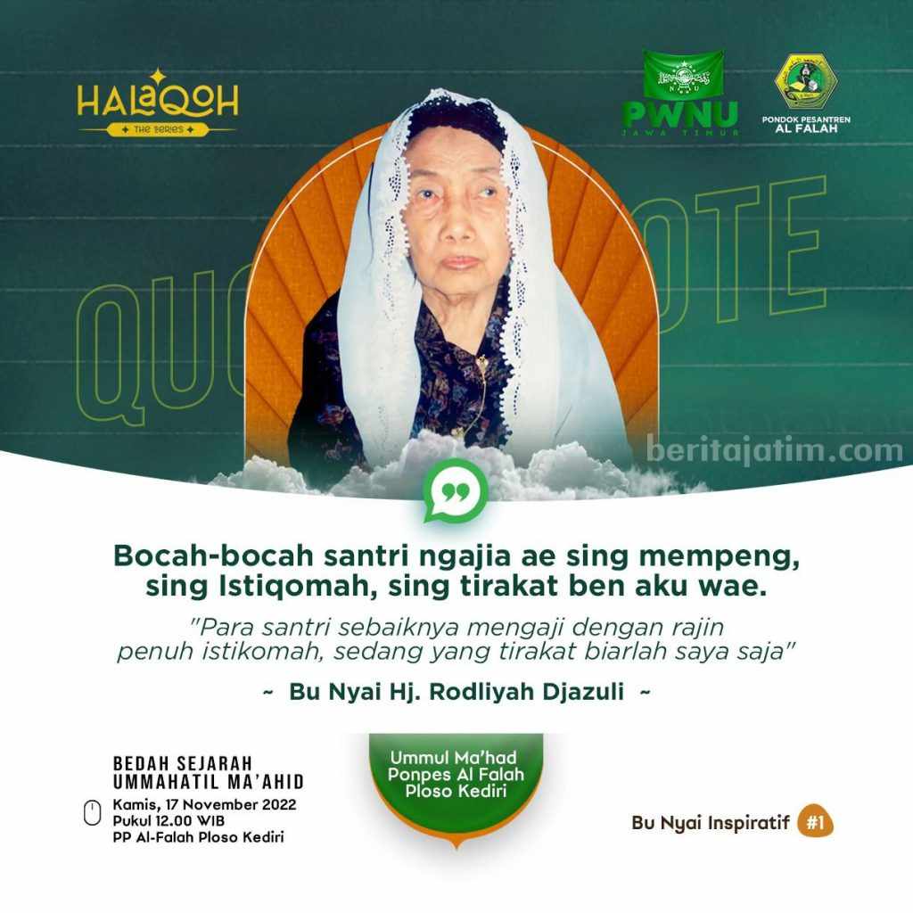 Gus Salam Sebut Bu Nyai Tak Hanya Urusi Ngaji tapi Manajemen dan Keuangan Pondok