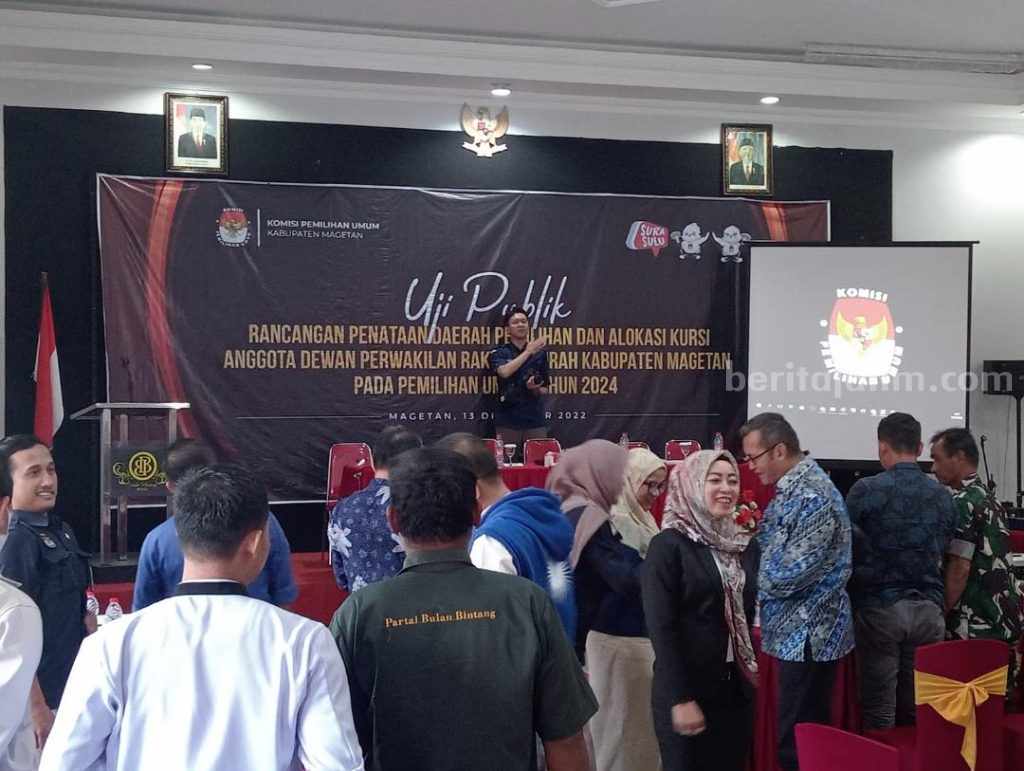 Ini 3 Rancangan Dapil Pemilu 2024 yang Diajukan KPU Magetan