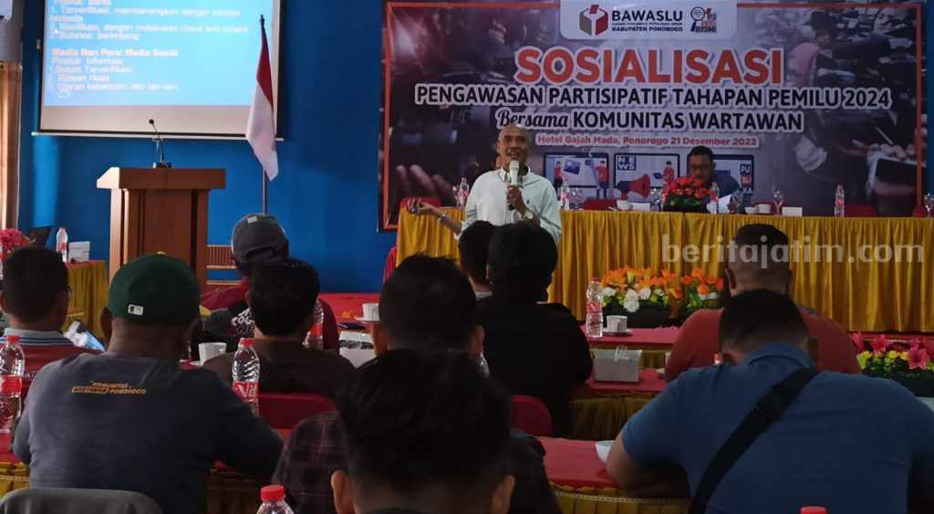 Bawaslu Ponorogo Sosialisasikan Pengawasan Pertisipatif Tahapan Pemilu