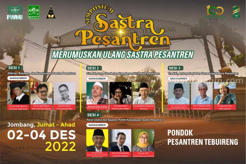 Lesbumi Jatim Gelar Simposium Sastra Pesantren di Tebuireng Jombang