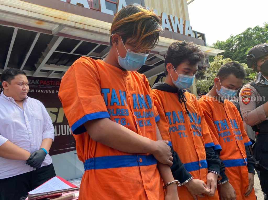 7 Anggota Gangster Team Guk-Guk Ditangkap Usai Serang Pos Security Pakuwon City Surabaya