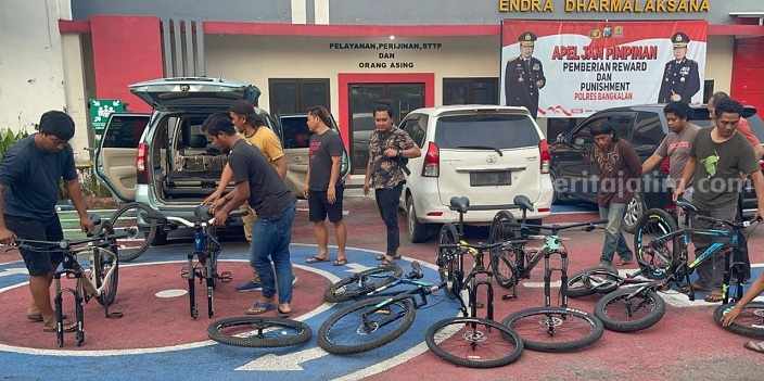 Pria di Bangkalan Ajak Anak Kandungnya Curi Sepeda