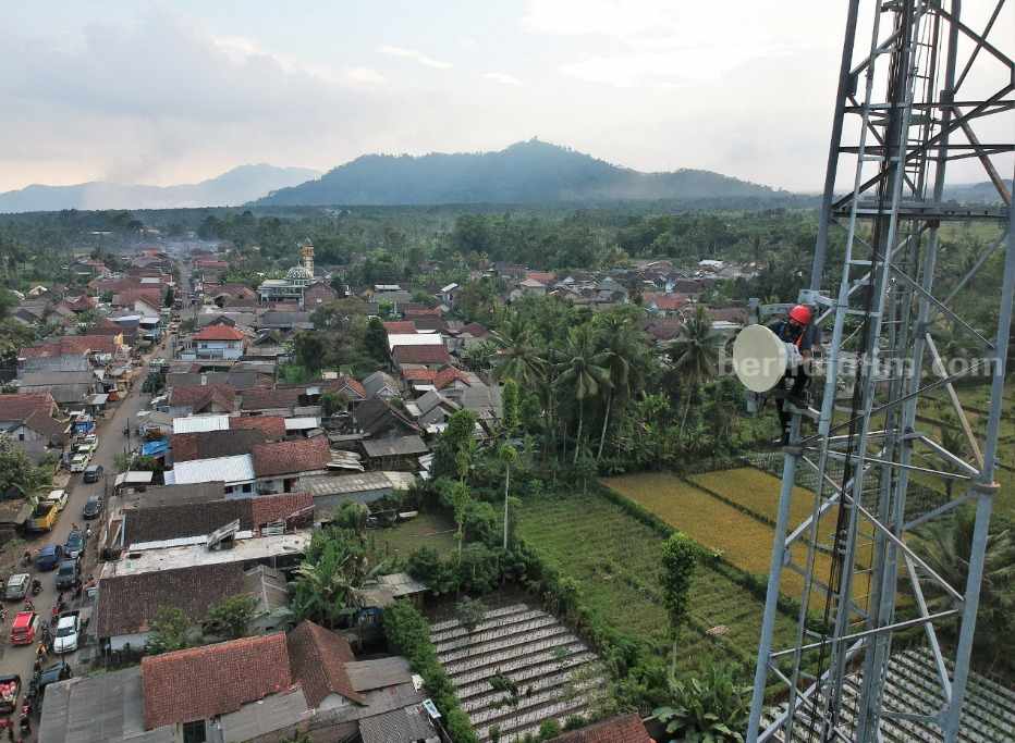 Pasca Erupsi Gunung Semeru, Jaringan XL Axiata Aman