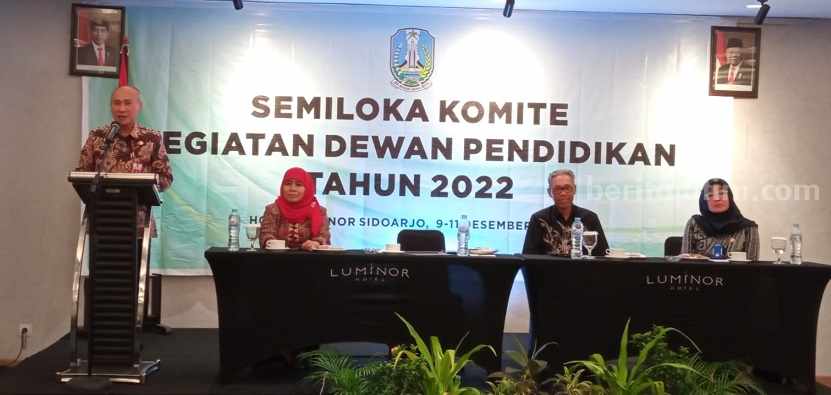 Semiloka, Dewan Pendidikan Jatim Optimalkan Fungsi Komite Sekolah