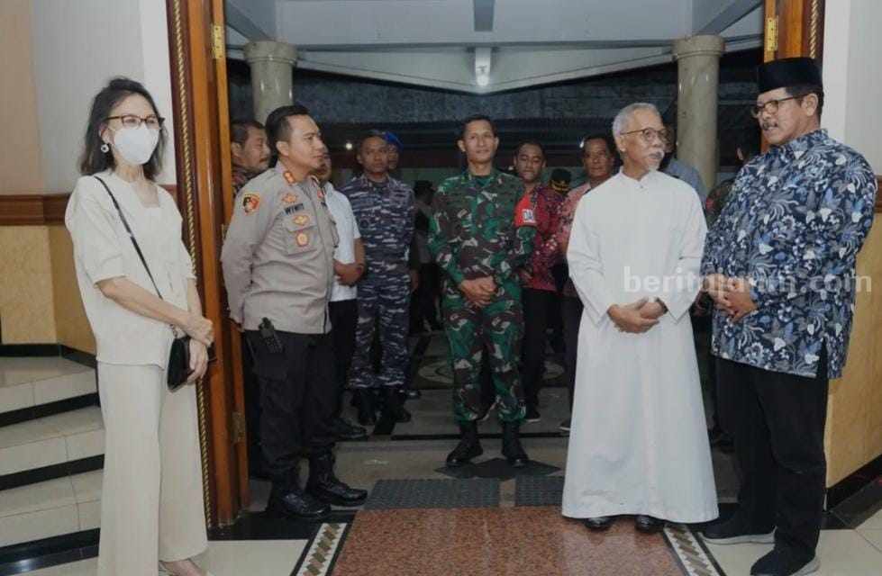 Pastikan Perayaan Natal di Bangkalan Aman, Polisi Siaga di Gereja
