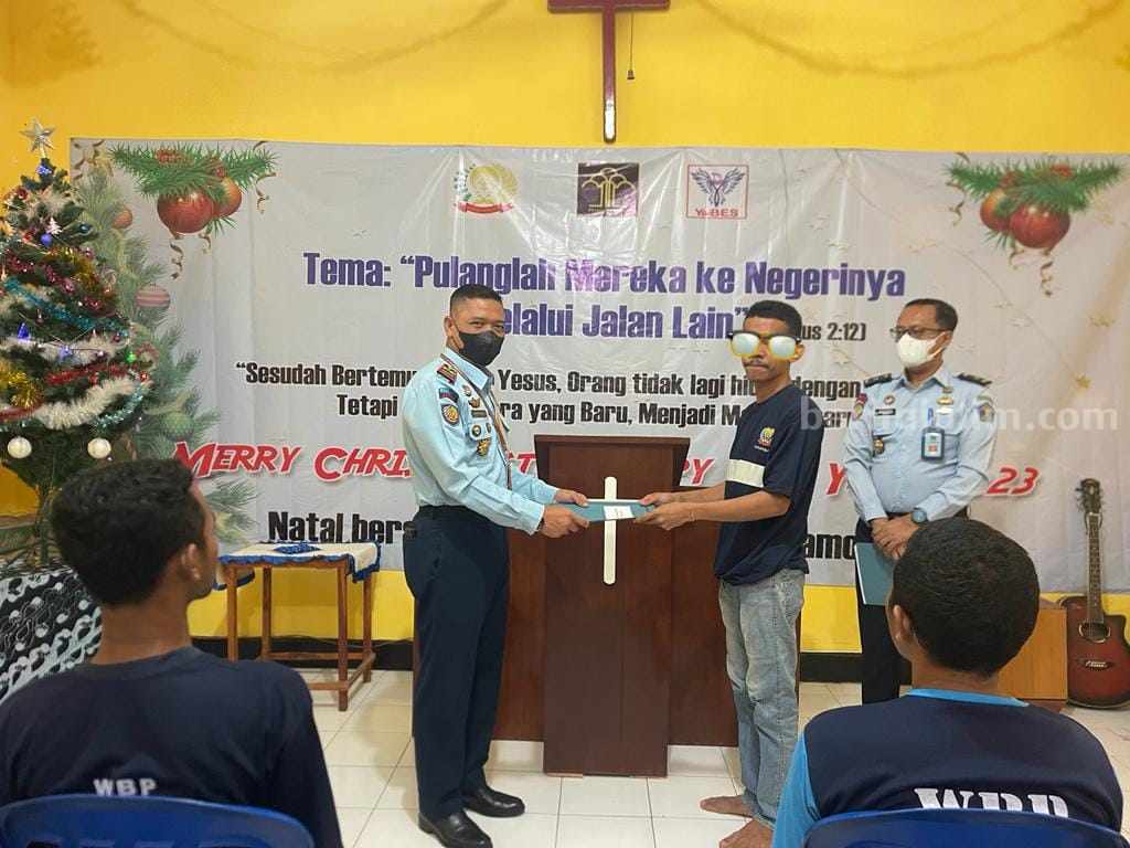 Hari Raya Natal, Sebanyak 5 WBP Lapas Lamongan Terima Remisi Khusus