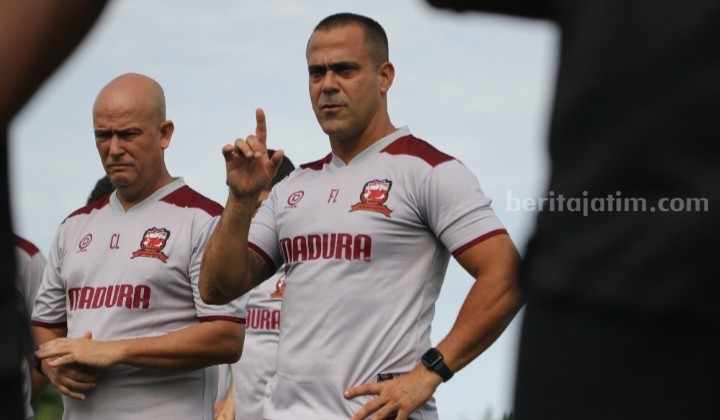 Skuad Madura United Jalani Program Latihan Pagi dan Sore