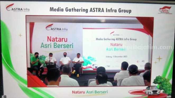 Bersama 8 BUJT, ASTRA Infra Kampanye Nataru ASRI BERSERI