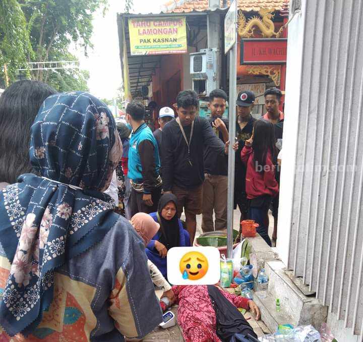 Penjual Semanggi Meninggal Mendadak di Alun-Alun Gresik