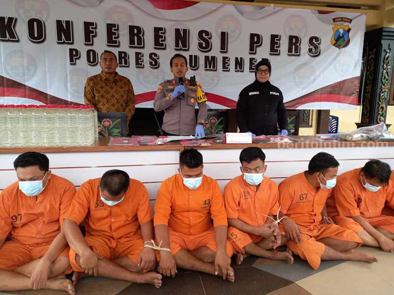 Polres Sumenep Tangkap 144 Pemakai, Kurir, dan Pengedar Narkoba, Nihil Bandar