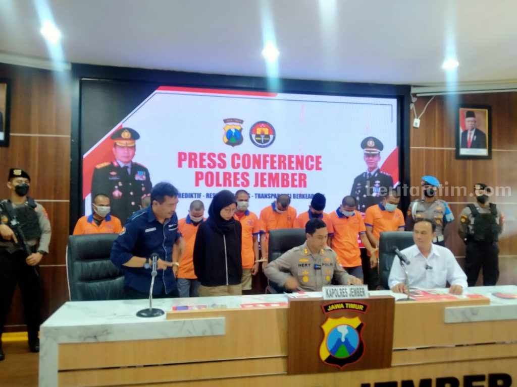 Operasi Senyap Jelang Nataru Ringkus 6 Pengedar Sabu di Jember