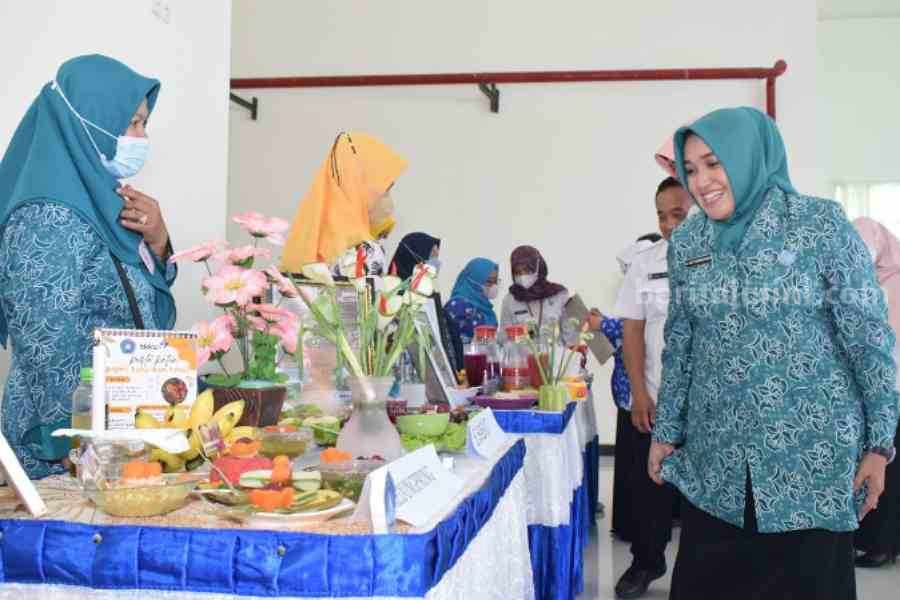 Beragam Menu Olahan Bergizi Tersaji di Lomba Cipta Menu Dahsyat Lamongan