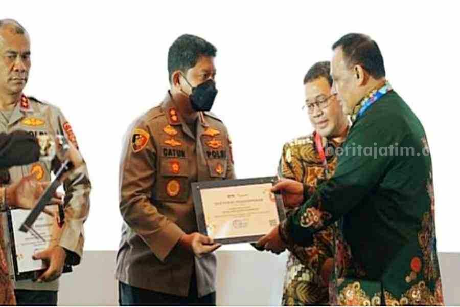 Tangani Perkara Korupsi, Polres Ponorogo dapat Penghargaan dari KPK