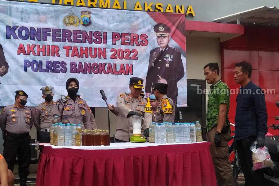 138 Kasus Narkoba di Bangkalan Terungkap Sepanjang 2022, Belum Ada Bandar Tertangkap