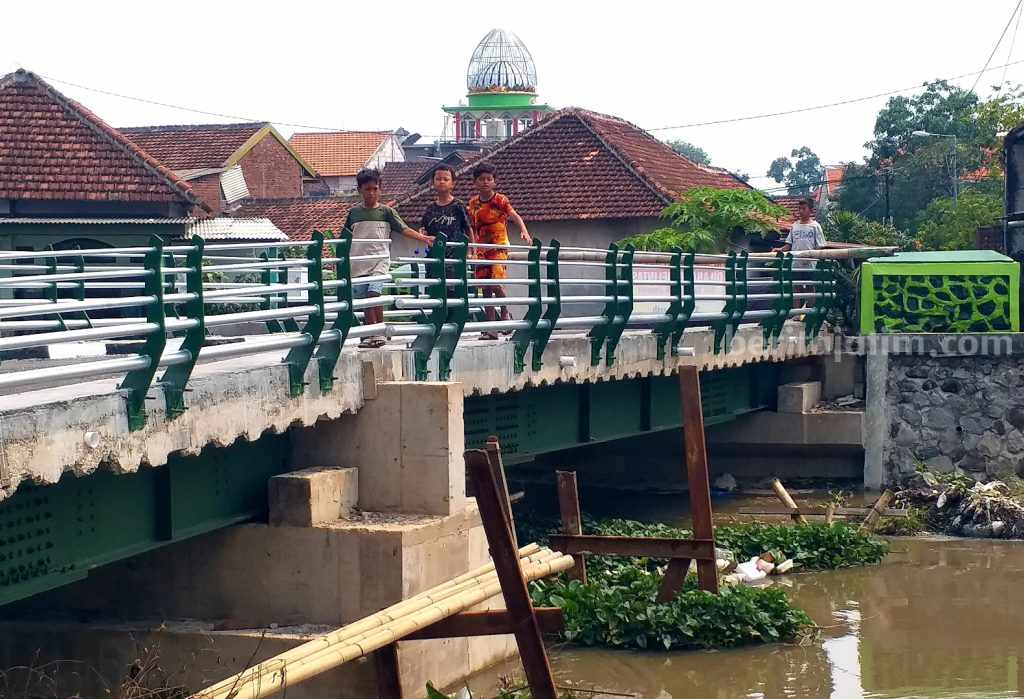 Jembatan Penghubung Krian dengan Balongbendo Sidoarjo Rampung Jembatan Kraton