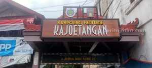 Gapura menuju Kampung Kayutangan Heritage Kota Malang. Kota Ternyaman untuk pensiun dan menikmati hari tua