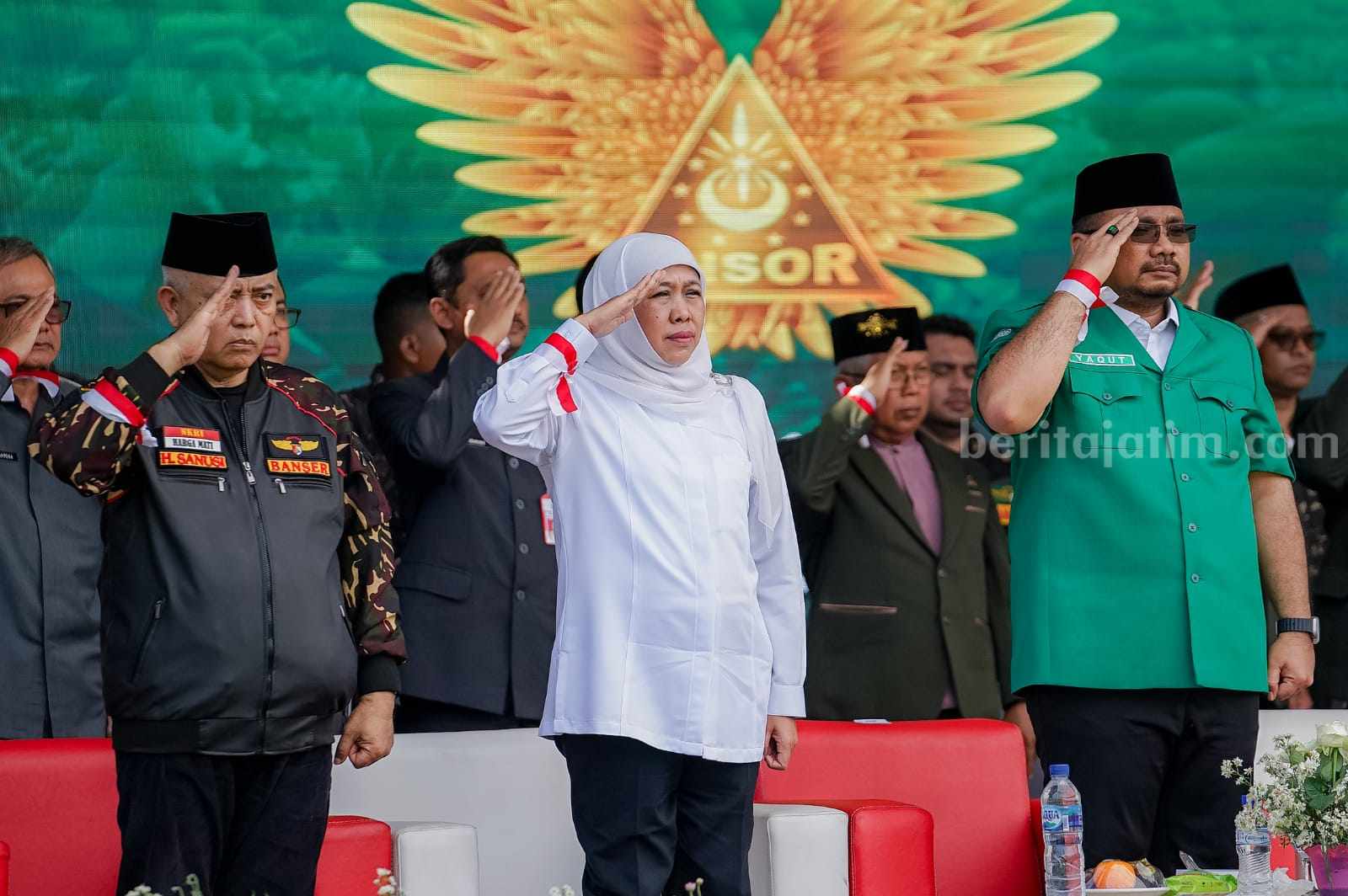 Khofifah dan Banser