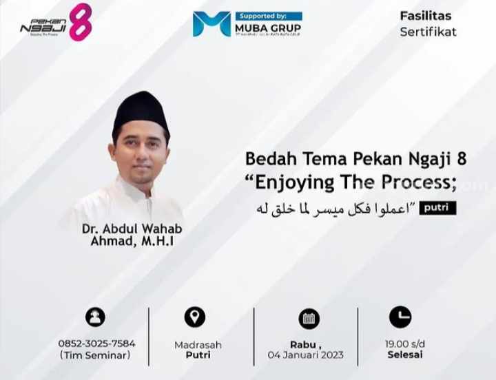 7 Unsur Utama Spirit Pekan Ngaji 8 Pesantren Bata-Bata