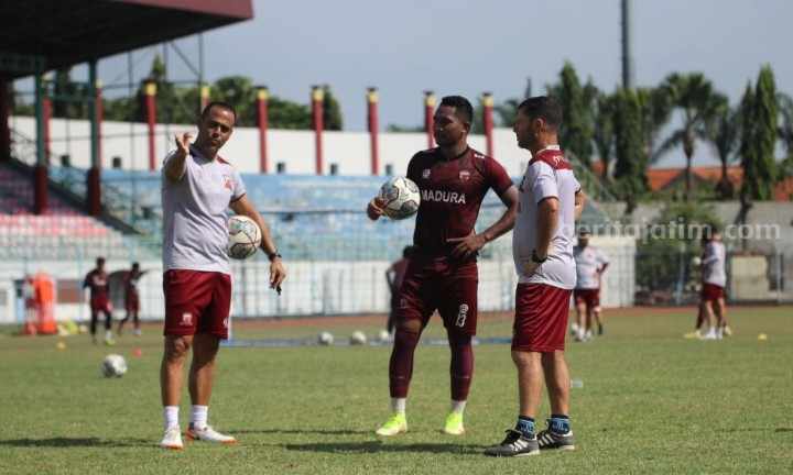 Pelatih Madura United Belum Pastikan Debut Pemain Anyar Kontra Barito Putera