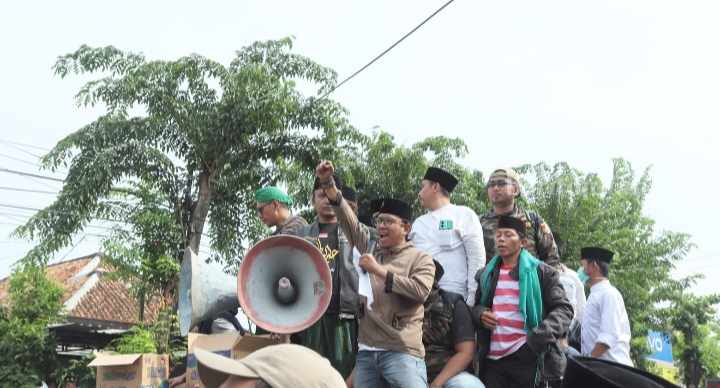 Massa Nahdliyin Pamekasan Tuntut Yazid Hasan Al-Idris Ditangkap
