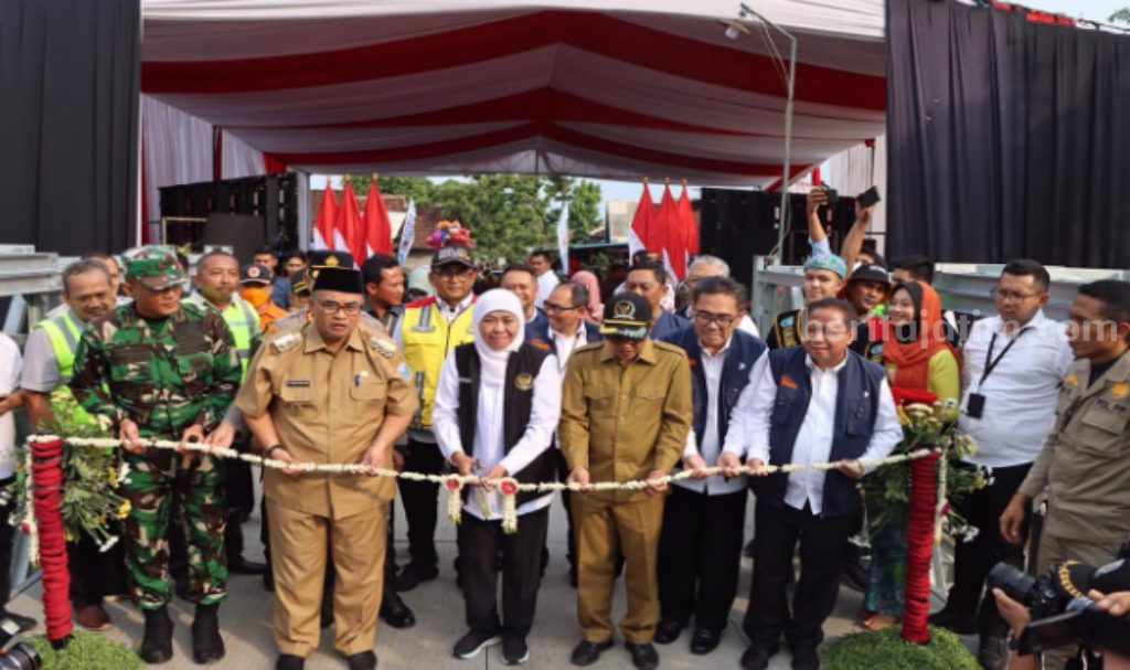 Jembatan Gantung di Probolinggo yang Putus Diresmikan Gubernur
