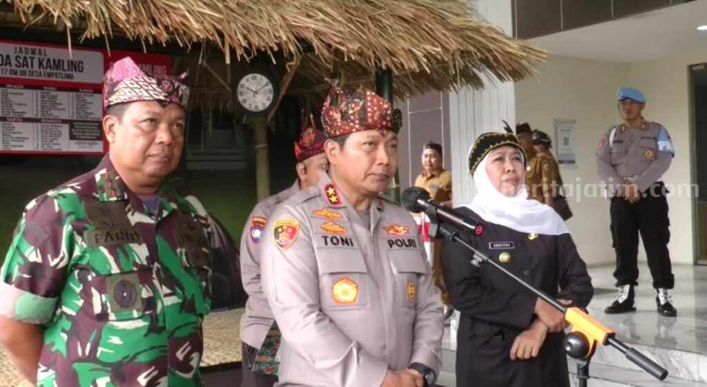 Kapolda Jatim Irjen Pol Toni Hermanto bersama Gubernur dan Pangdam V Brawijaya saat merespon isu maraknya penculikan anak di Jatim
