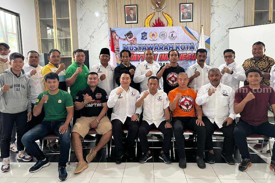 Hendri Lianto Terpilih Ketua Pengkot Muaythai Surabaya, Target 5 Emas Porprov muaythai surabaya