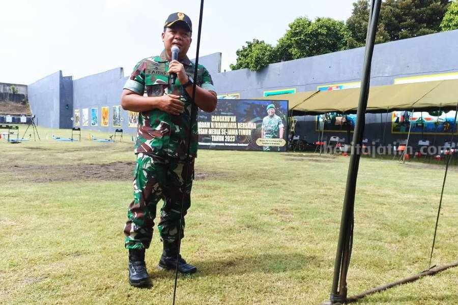 Pangdam V/Brawijaya Mayjen TNI Farid Makruf