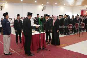 Terkendala Cuaca Buruk, 13 Anggota PPK Kepulauan di Sumenep Ikuti Pelantikan Daring