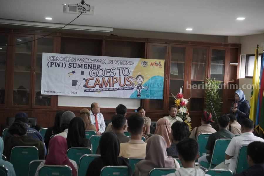 PWI Goes to Campus Inspirasi Uniba Madura Bentuk LPM PWI Sumenep