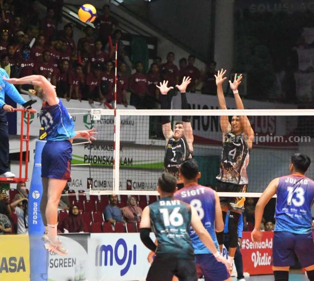 Proliga 2023, Surabaya BIN Samator Tekuk Jakarta BNI 46