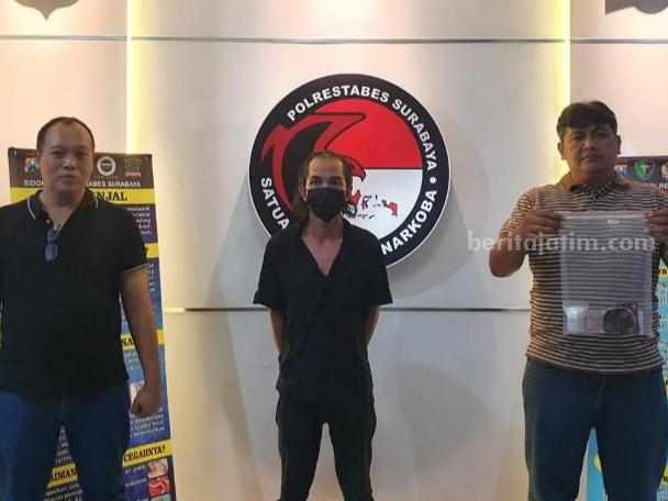 Tergoda Upah Rp 50 Ribu, Warga Surabaya Ini Nekat Jadi Kurir Narkoba
