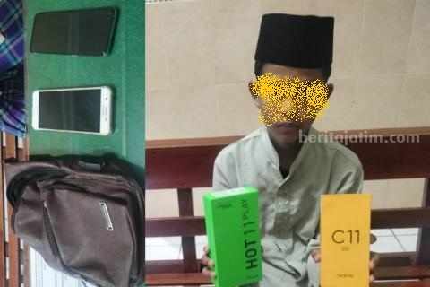 Bocah Lamongan Usia 13 Tahun Curi 5 HP dan Buang CCTV ke Sungai