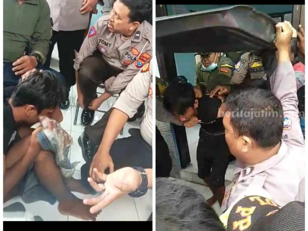 Termakan Hoax Isu Penculikan Anak, Warga Mulyorejo Pukuli ODGJ saat Beri Permen ke Anak-Anak Potongan Video viral yang menarasikan terjadi percobaan penculikan namun ternyata hoax