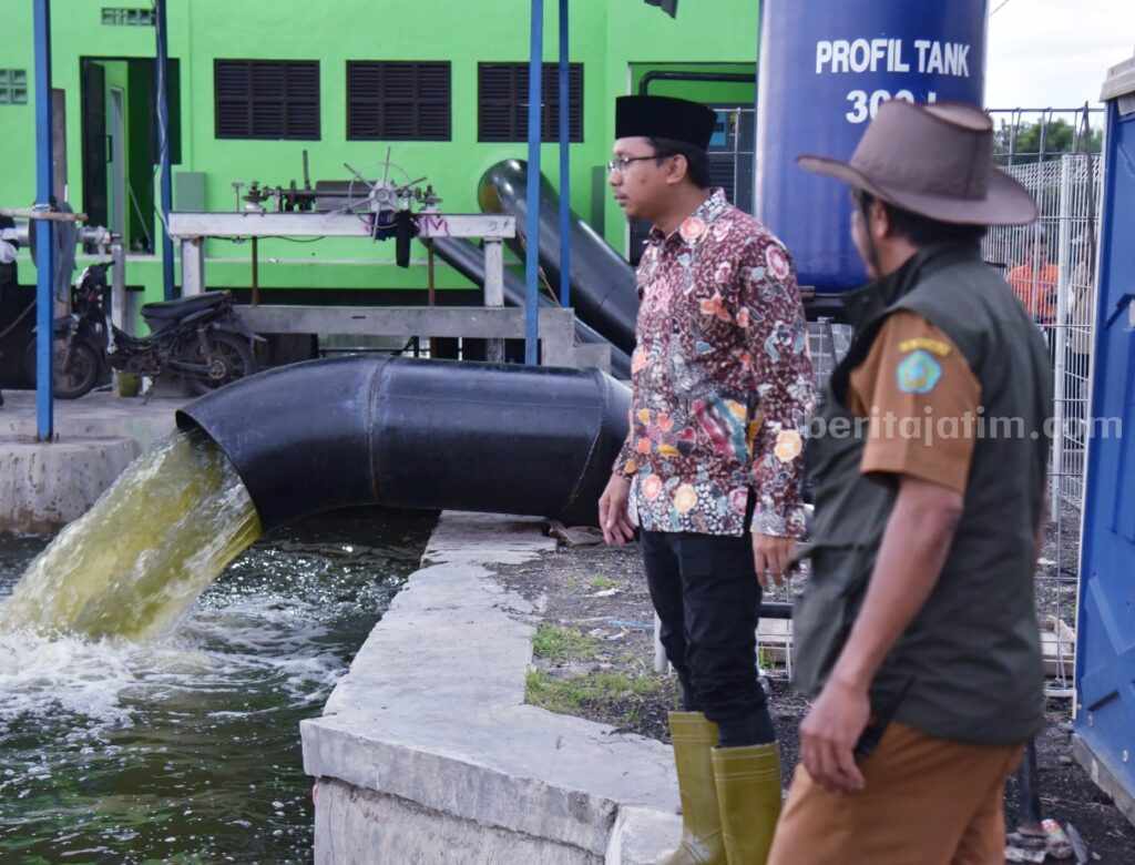 Atasi Banjir Tanggulangin Sidoarjo, Gus Muhdlor Operasikan 30 Pompa Air Foto Beritajatim