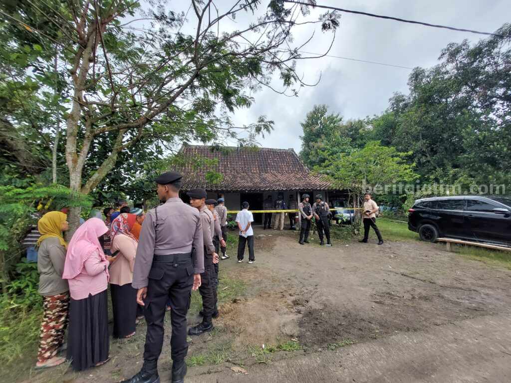 Begini Rumah Pria Sirigan Ngawi Diduga Dibunuh Istri rumah pria sirigan ngawi
