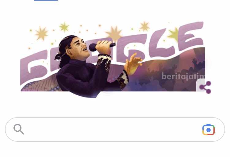 Didi Kempot Jadi Tampilan Google Doodle, Begini Alasannya Tampilan figur Didi Kempot di Google Doodle, Minggu (26/2/2023). (Sumber foto: Google)