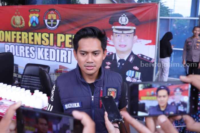 Kasat Reskrim Polres Kediri AKP Rizkika Atmadha Putra