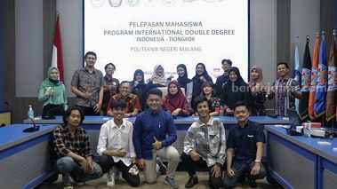 Polinema Malang Lepas 25 Mahasiswa ‘Double Degree’ ke Tiongkok malang