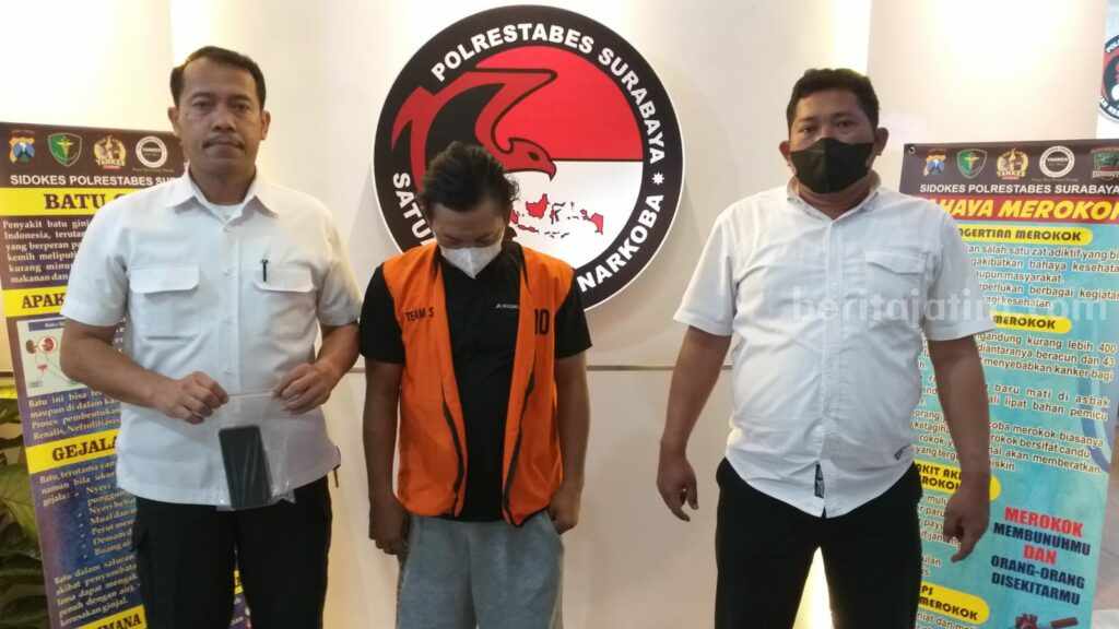 Kernet Truk Antar Provinsi Diborgol Polrestabes Surabaya Narkoba Surabaya