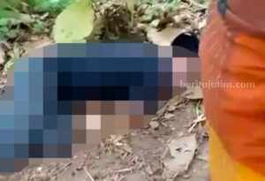 Seorang Pria Ditemukan Tak Bernyawa di Jalan Setapak Pulau Kangean Sumenep Jenazah pria yang ditemukan tak bernyawa di jalan setapak (foto : Polres Sumenep)